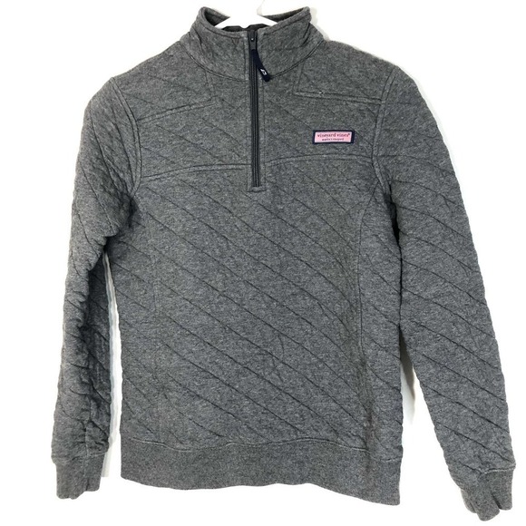 Vineyard Vines XXS Gray Half Zip Sweater - Picture 1 of 8